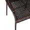 Flash Furniture Espresso PE Rattan Wicker Patio Dining Chair, 2PK 2-TT-TT02-ESP-GG - alternate 5